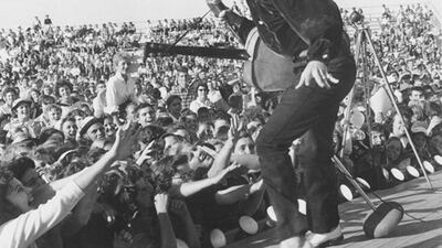 On the six degrees of separation flowchart, Osman Samiuddin's handshake with a gentleman in Kolkata opened him up to having shaken hands, with just a couple of degrees of separation, to Elvis Presley. Reuters