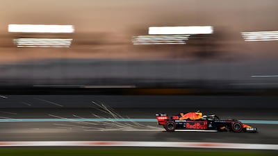 Verstappen during the second practice session on Friday. AFP