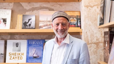 Idris Mears is project leader at 'Muslim world' bookshop, Book Quarter, at Alserkal Cultural Foundation. Reem Mohammed / The National