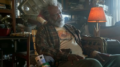 Samuel L Jackson in a scene from 'The Last Days of Ptolemy Grey', in which he plays the 91-year-old titular character on the brink of sinking into dementia