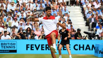 Novak Djokovic . Marc Atkins / Getty Images