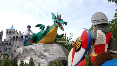 The Knights’ Kingdom at Legoland in Windsor in the UK. Merlin is planning to build a similar attraction in Dubai. Eleanor Bentall / Bloomberg News