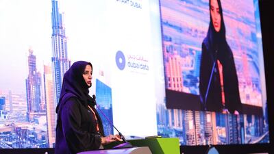 Aisha Bin Bishr, the director general of Smart Dubai, says a transition to digital and data-driven landscape is necessary. Courtesy Smart Dubai