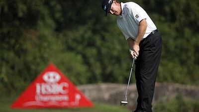 Ernie Els would be one of those who would have to go back to a regular putter if the anchoring rule goes into effect. Keegan Bradley would be another.