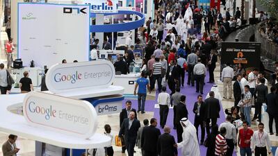 UAE astronomers plan to build a space observatory on one of the country’s highest peaks - the first of its kind in the Arabian Gulf. The announcement was made during the Gitex Technology Week held at Dubai World Trade Centre. Pawan Singh / The National