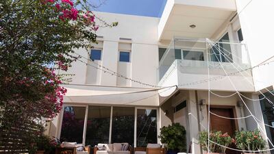 The exterior of the property