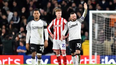 Wayne Rooney celebrates after scoring. Getty