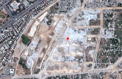 Basateen Al Razi, a neighbourhood in South Damascus, which is being redeveloped following the end of fighting. DigitalGlobe / Google Images