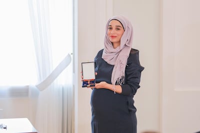 Leila Younes El Amaire, a German lawyer and slam poet, was recently awarded the Order of Merit of the Federal Republic of Germany from German President Frank-Walter Steinmeier. EPA
