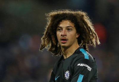 Soccer Football - Premier League - Huddersfield Town vs Chelsea - John Smith’s Stadium, Huddersfield, Britain - December 12, 2017 Chelsea’s Ethan Ampadu REUTERS/Andrew Yates EDITORIAL USE ONLY. No use with unauthorized audio, video, data, fixture lists, club/league logos or "live" services. Online in-match use limited to 75 images, no video emulation. No use in betting, games or single club/league/player publications. Please contact your account representative for further details.
