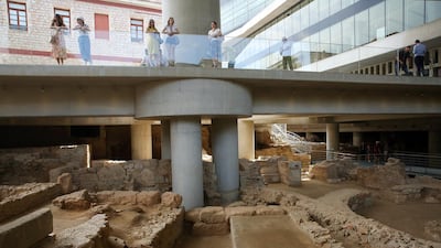 Architectural remains are organized in an exhibition complex that shows the everyday life of an ancient neighborhood. EPA