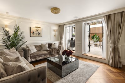 The £14 million townhouse features has rooms opening on to two private terraces. Photo: Beauchamp Estates / Alex Winship