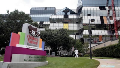 The entrance of Children's National Medical Center and the Sheikh Zayed Campus for Advanced Children's Medicine, in Washington, D.C. ANDREW COUNCILL for The National