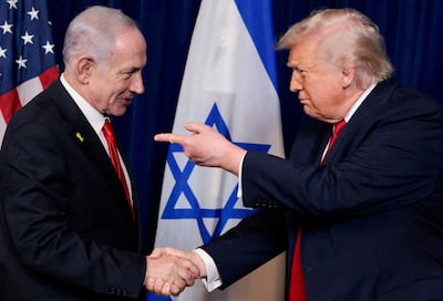 Donald Trump and Benjamin Netanyahu. The Israeli PM says his country isn't bound by the deal. Reuters