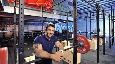 Kevin Teixeira, the cofounder and manager of The Warehouse Gym, says "my workout isn't for me any more, it's for my clients". Charles Crowell for The National