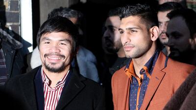 The boxing super fight between Manny Pacquiao and Amir Khan is expected to be held in the UAE on April 23. The news has generated excitement among readers. Martin Willetts / Getty Images