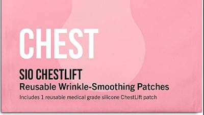 The reusable Sio Chestlift pads help reduce the appearance of wrinkles and fine lines; Dh174 from Amazon.ae
