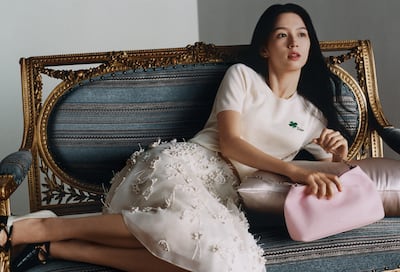 The collection is scattered with lucky four-leaf clovers. Photo: Dior