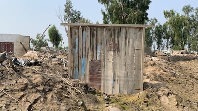 There is little left standing.