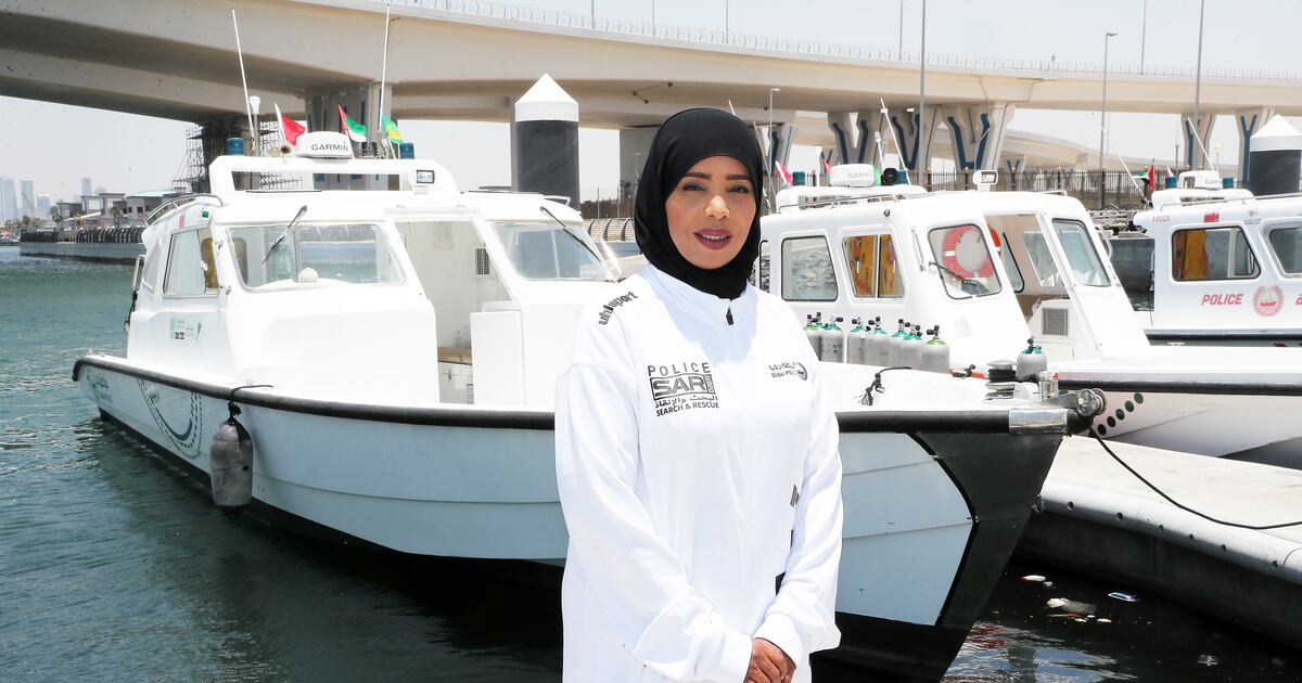 Atiqa F Atiqa Musabbah Matar Al Dhaheri, first female rescue boat operator - in ...