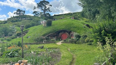 It feels surreal to walk through The Shire in the Hobbiton movie set in New Zealand. Tom Evans / The National