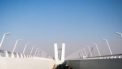 The Dh1 billion Zaha Hadid-designed Sheikh Zayed bridge is ready for traffic and will open before the Abu Dhabi Grand Prix.
