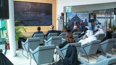 Reaching the Last Mile Fund press conference at the Abu Dhabi Youth Club.