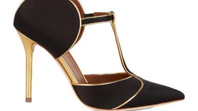 Celebrities including Solange Knowles, Elie Goulding and Emma Roberts have been seen wearing Malone Souliers, but the brand’s favourite moment was when they were spotted on Amal Clooney. Courtesy of Malone Souliers