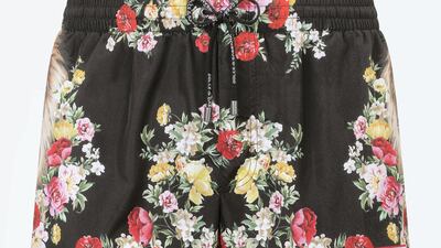The collection by Dolce & Gabbana and DJ Khaled offers beach shorts. Courtesy Dolce & Gabbana