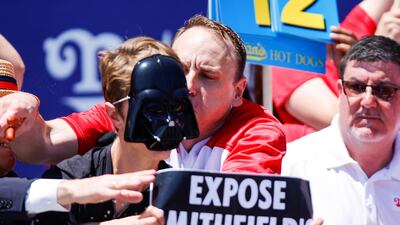 The incident lasts only a few seconds. Reuters