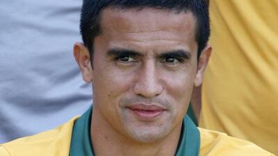 Australia’s Tim Cahill knows what he is best at and that is putting the ball in the net. Jason Reed / Reuters