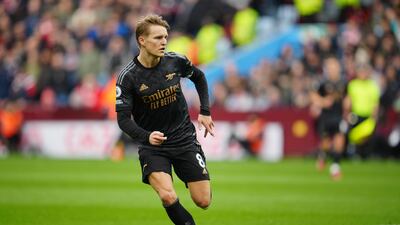Martin Odegaard - 7, Had a quiet first half and wasted a brilliant opening, but he got into great positions in the second half and played the pass to set up Zinchenko’s goal. AP
