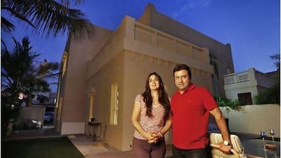 Ramsey Ghorayeb, with his wife Micheline, last year sold an apartment he bought in 2007 and moved into a Dubai villa.
