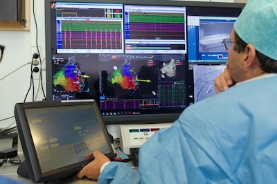 Dubai Health Authority is investing in telehealth services to enable doctors to monitor patients remotely. Getty Images