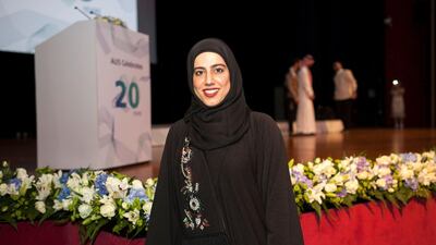 Aisha Miran, assistant secretary general for strategy, management and governance with the Executive Council of Dubai. Here she is pictured at an American University of Sharjah event last year. Anna Nielsen for The National