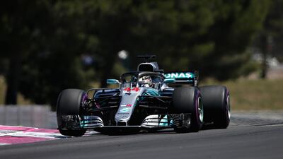 Lewis Hamilton was fastest in practice for the French Grand Prix. Charles Coates / Getty Images