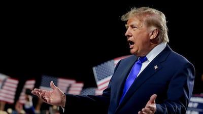U. S. President Donald Trump arrives on stage at the Republican National Midterm Convention in Dallas, Texas, U. S. , September 9, 2026. REUTERS / Evan Vucci
