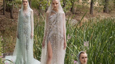 Elie Saab released a couture collection inspired by the city of Beirut. Instagram / Elie Saab