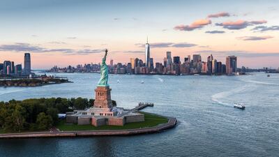 2. Sail around New York's Statue of Liberty. Getty Images