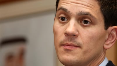 Former UK foreign secretary David Miliband is reportedly considering returning to the UK to set up a new centrist political party. Stephen Lock / The National