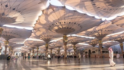 Etihad is resuming flights from Abu Dhabi to the holy city of Madinah in Saudi Arabia from November 27. Photo: Mawardi Bahar / Alamy