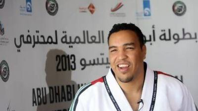 UAE jiu-jitsu fighter Faisal Al Ketbi will start his gold medal defence Thursday in Abu Dhabi. Sammy Dallal / The National