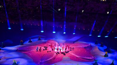 Opening ceremony for the rescheduled 2023 Asian Cup in Lusail, Qatar. EPA