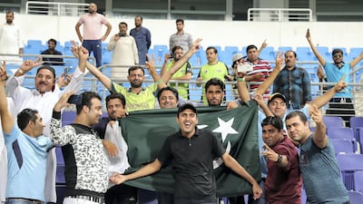 Supporters celebrating after Lahore Qalanders won the Final. Pawan Singh/The National
