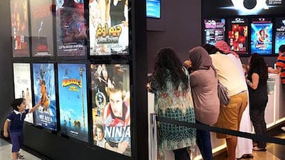 Moviegoers opt to spend more time with their families and attend iftar meals during the Holy Month. Delores Johnson / The National