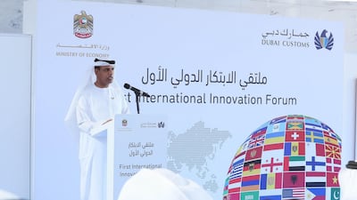 The UAE "has become one of the most interested countries in creativity and innovation" globally Ahmed Mahboob Musabih, director-general of Dubai Customs said at the first International Innovation Forum in Dubai on Thursday. Image courtesy of UAE Ministry of Economy