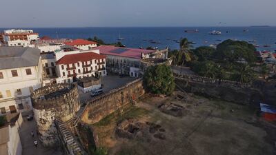 A UAE-led team dug archaeological trenches inside the Old Fort of Zanzibar's Stone Town. Photo: Tim Power