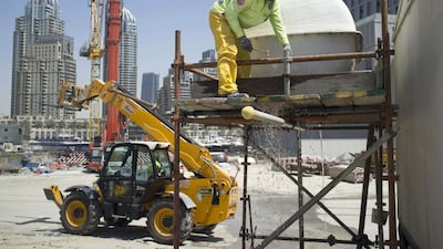 Increasing economic activity in the UAE, particularly in the construction sector, will have a positive impact on the local insurance sector, Khalaf Al Habtoor says. Antonie Robertson / The National
