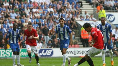 2007-08: A 2-0 final-day victory for Manchester United against Wigan is enough to claim the Premier League, again. Getty