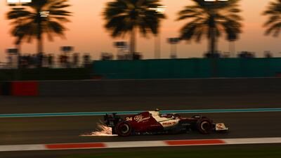 Zhou Guanyu of Alfa Romeo. Getty Images